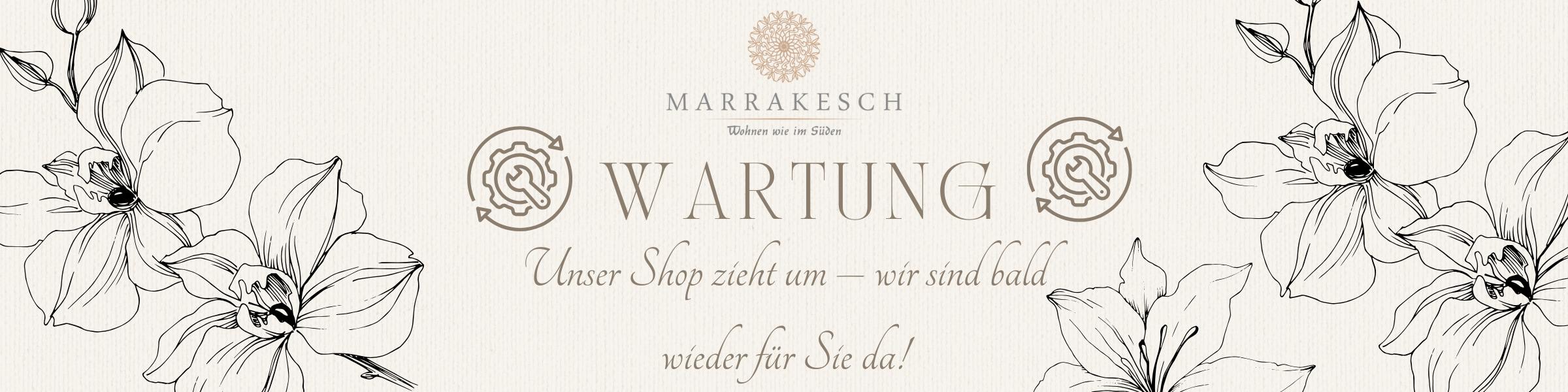 Wartungsbanner Marrakesch